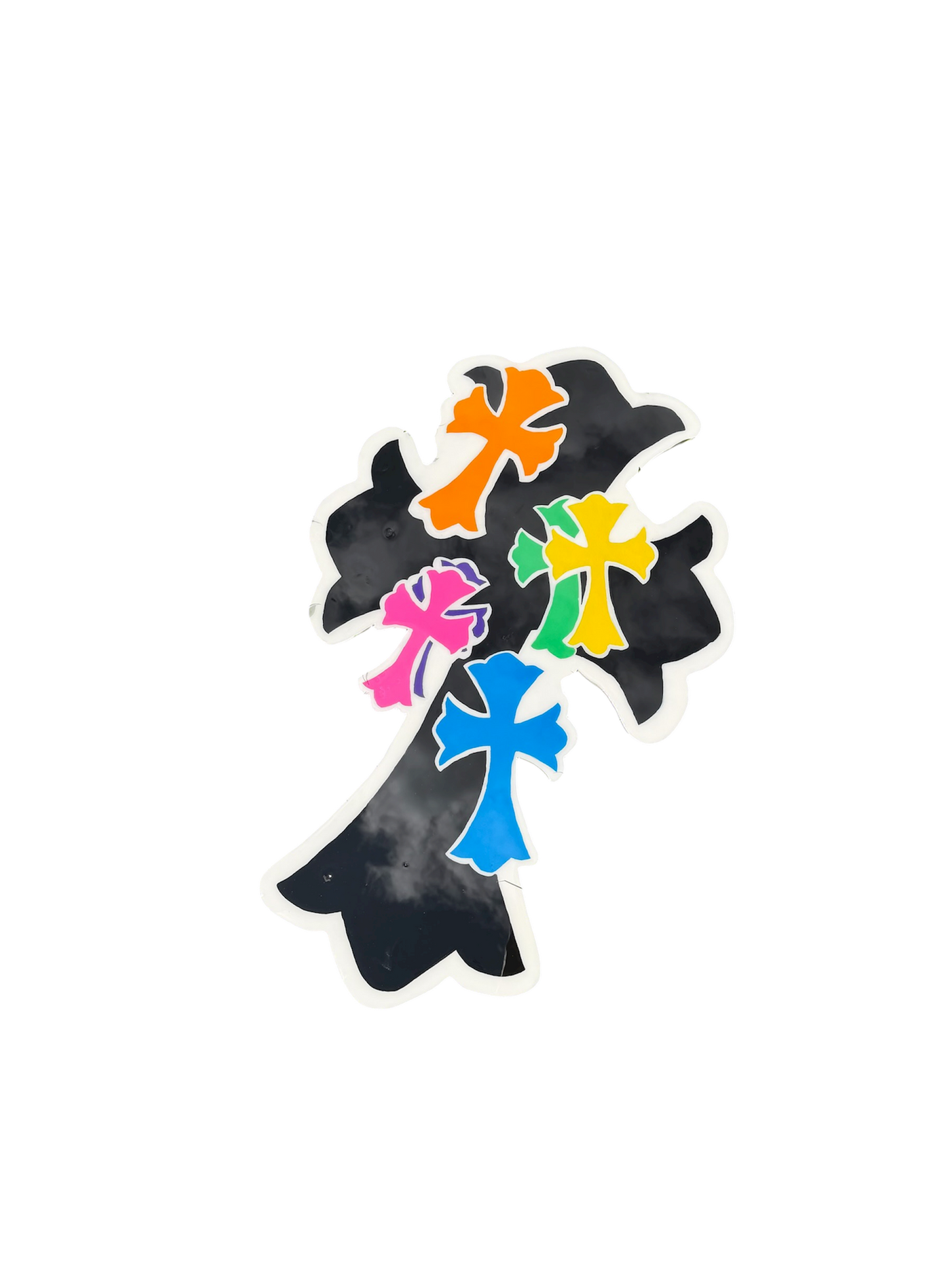 Colorful Chrome Hearts Cross